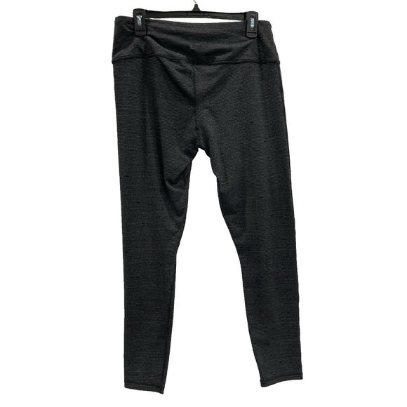 2 Womens Athletic Leggings size XL Prana Black Gray Pant Gym Yoga Activewear Lot - Picture 4 of 9